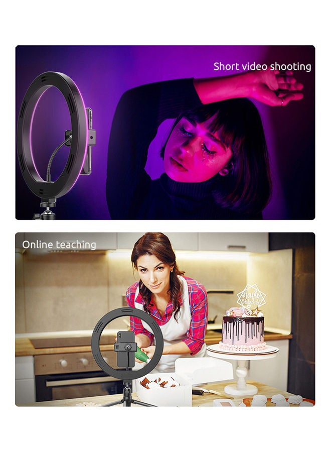 ضوء LED على شكل حلقة لصور السيلفي متعدد الألوان - Image 4