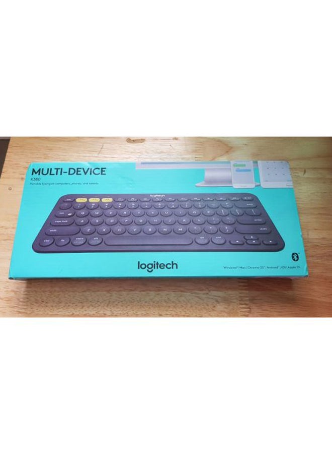 Logitech - K380 Bluetooth Keyboard Blue - Image 1