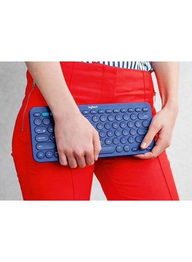 Logitech - K380 Bluetooth Keyboard Blue - Image 1