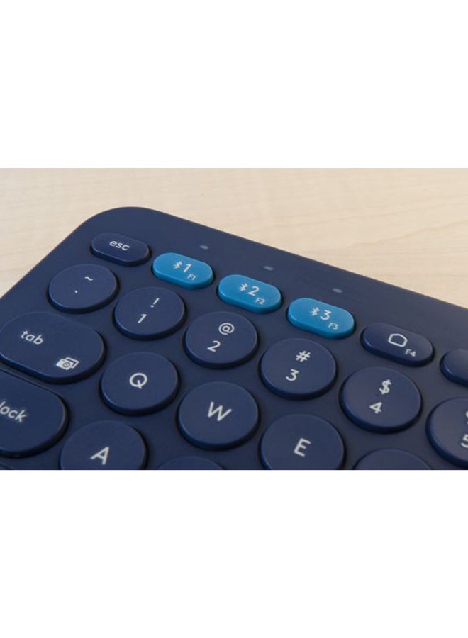 Logitech - K380 Bluetooth Keyboard Blue - Image 1