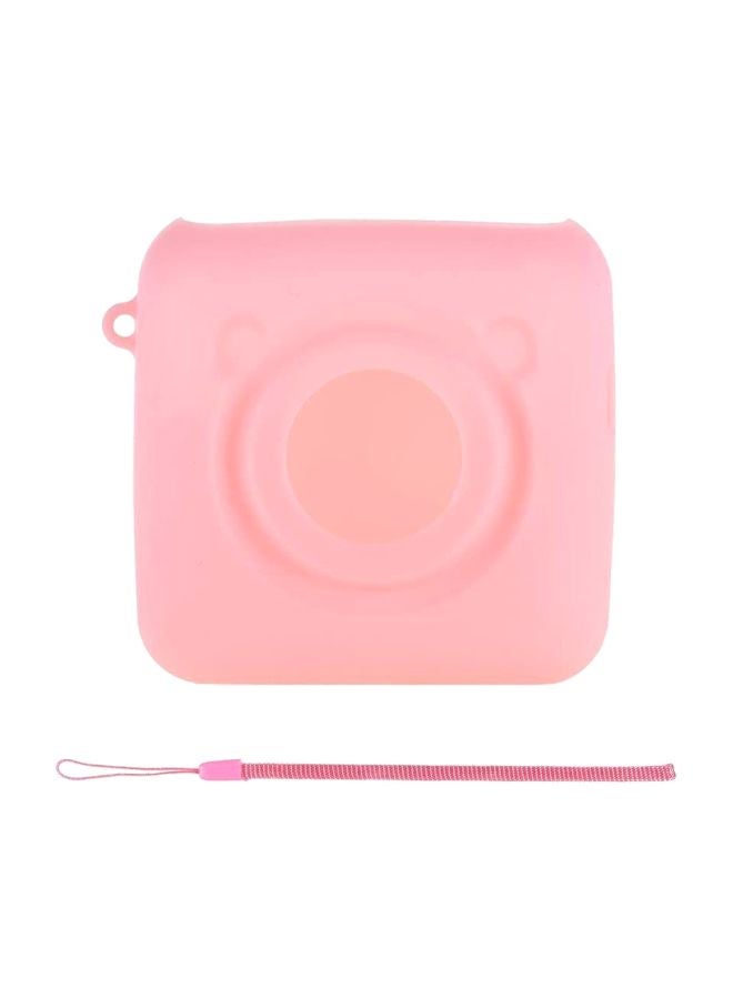 Aibecy Protecive Silicone Case For PeriPage A6 Thermal Printer Pink  - Image 3