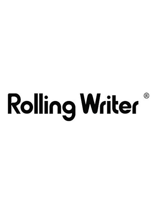 Pentel Pack Of 12 Rolling Writer Roller Ball Pen Set Black/Silver - Image 3