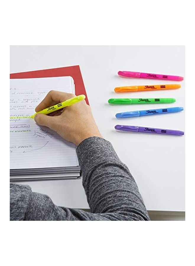 Sharpie 24-Piece Chisel Tip Liquid Pocket Highlighters Multicolour  - Image 2