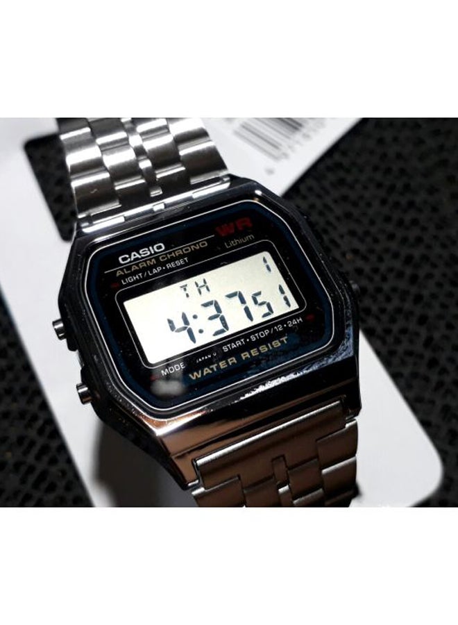 Men's Stainless Steel Digital Watch A159W-N1DF - 33 mm - Silver - v1619082647/N12370240A_9