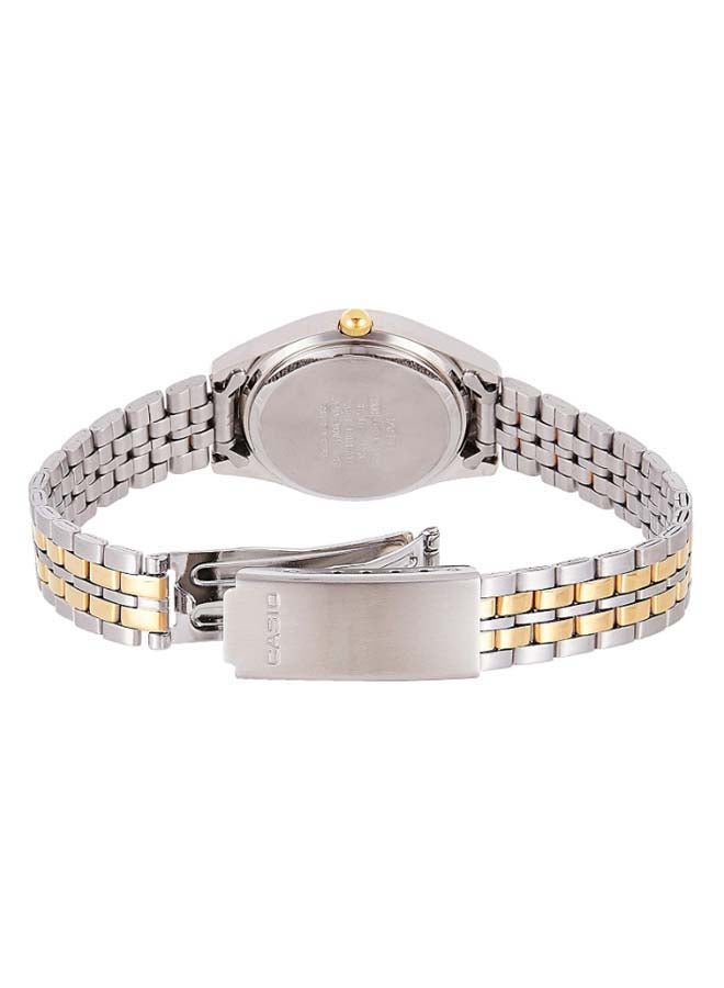 CASIO Women's Stainless Steel Analog Wrist Watch LTP-1129G-7BRDF - 30 mm - Silver/Gold - Image 4