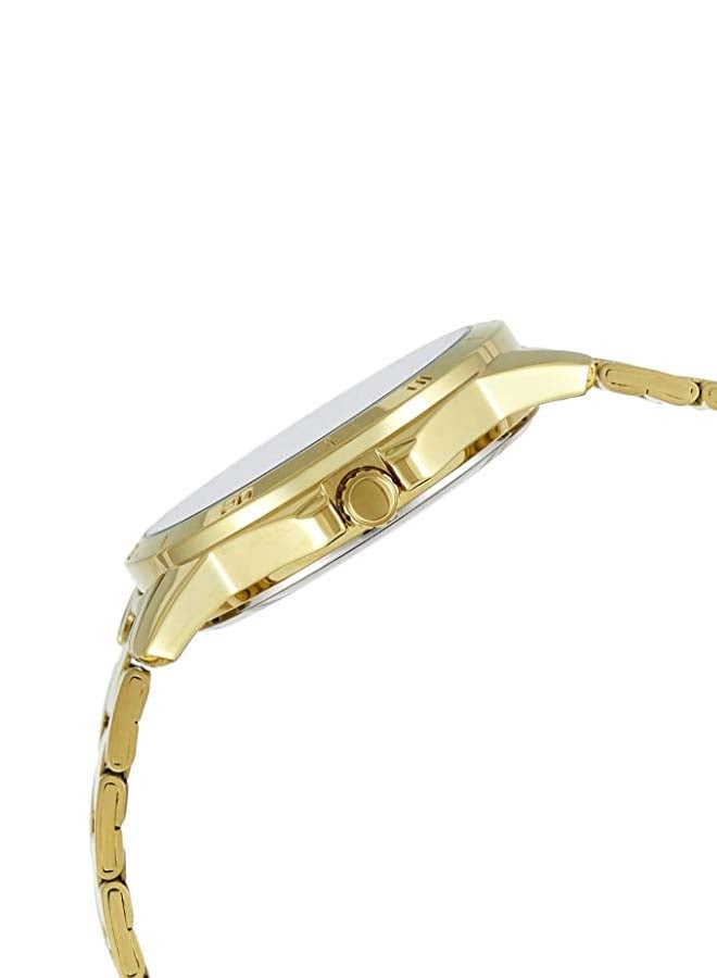 كاسيو ساعة يد بعقارب وسوار من الإستانلس ستيل طراز MTP-V004G-7BUDF - 42 مم - ذهبي للرجال - Image 3