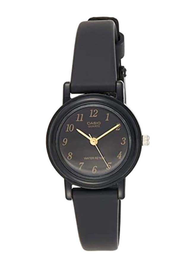 كاسيو ساعة يد بعقارب وسوار من الراتينج مقاومة للماء طراز LQ139AMV-1L - 25 مم - لون أسود للنساء - Image 3