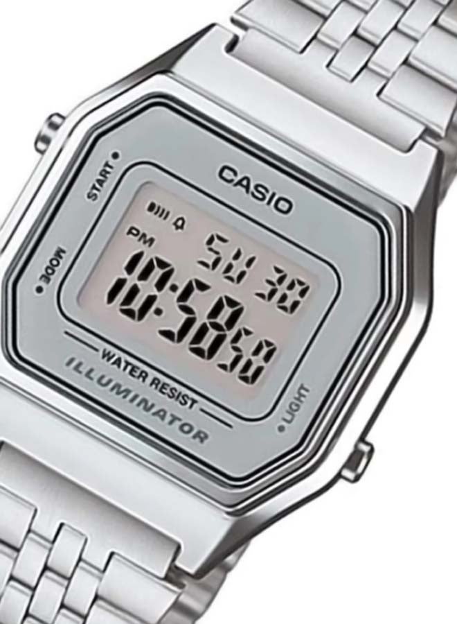 كاسيو ساعة يد كلاسيكية رقمية طراز LA680WA-7DF للنساء - Image 4
