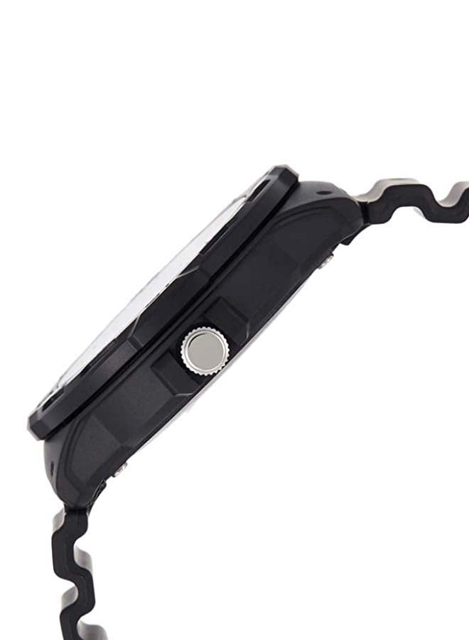 CASIO Men's Water Resistant Analog Watch MRW200H-1B2V - 45 mm - Black - Image 4