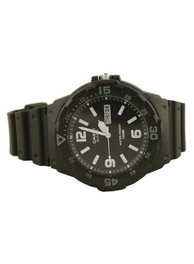 CASIO Men's Water Resistant Analog Watch MRW200H-1B2V - 45 mm - Black - Image 5