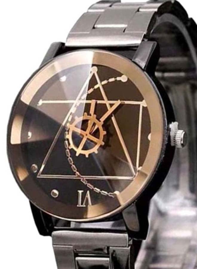 شاربدو ساعة يد بعقارب وتصميم هندسي طراز ZLF30-2 للرجال - Image 2