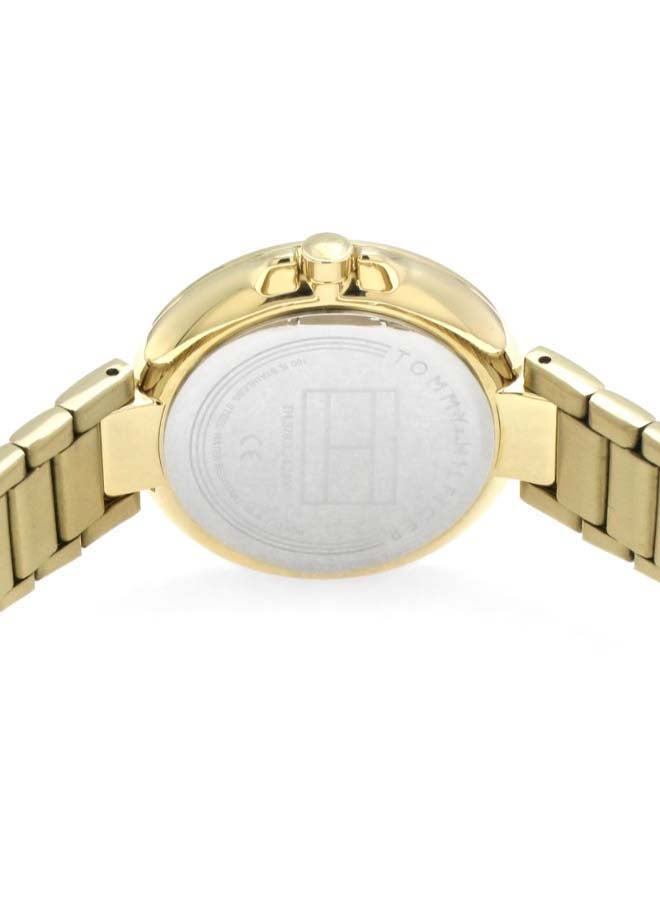 TOMMY HILFIGER - Women's Round Shape Metal Analog Wrist Watch 37 mm - Gold - 1782128 - Image 1