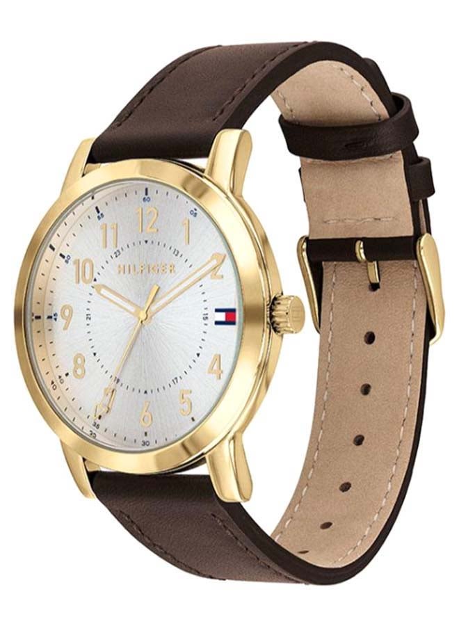 TOMMY HILFIGER - Men's Leather Quartz Analog Wrist Watch 1791751 - Image 1