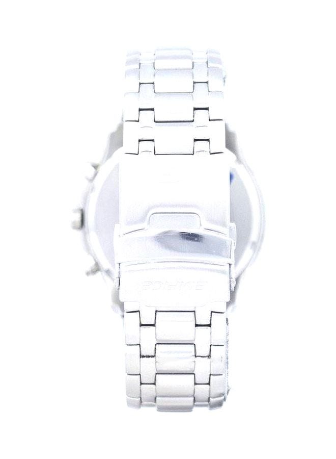 كاسيو ساعة يد كاجوال بعقارب طراز EF-539D-1A2 - قياس 54 مم - لون فضي للرجال - Image 4