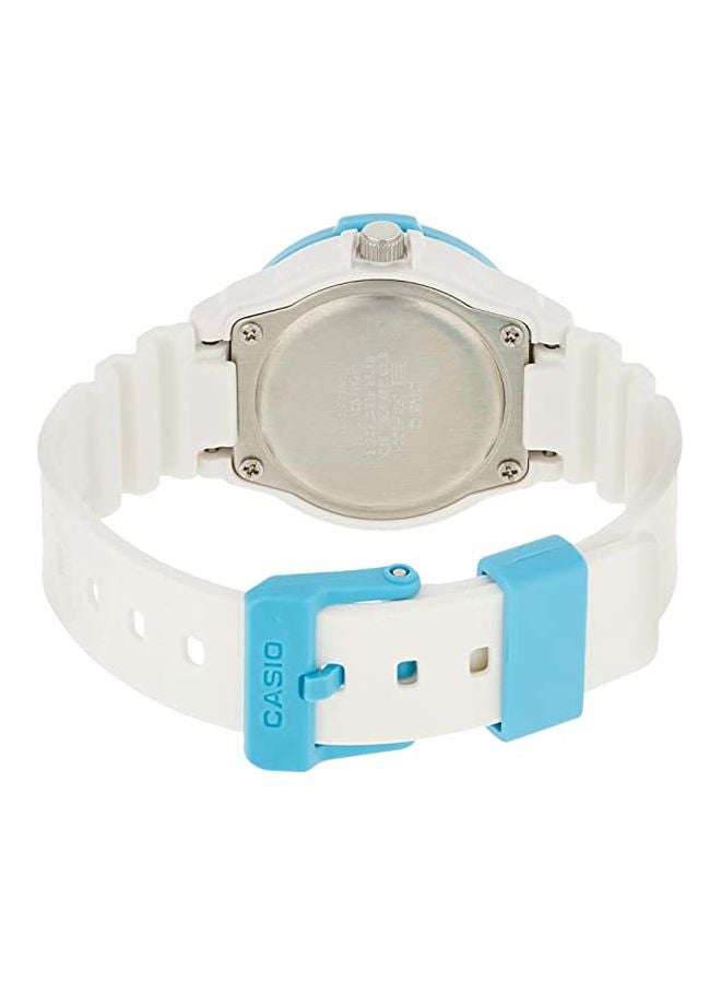 كاسيو ساعة يد بعقارب مقاومة للماء طراز LRW-200H-2B - مقاس 34 مم - لون أبيض للنساء - Image 2