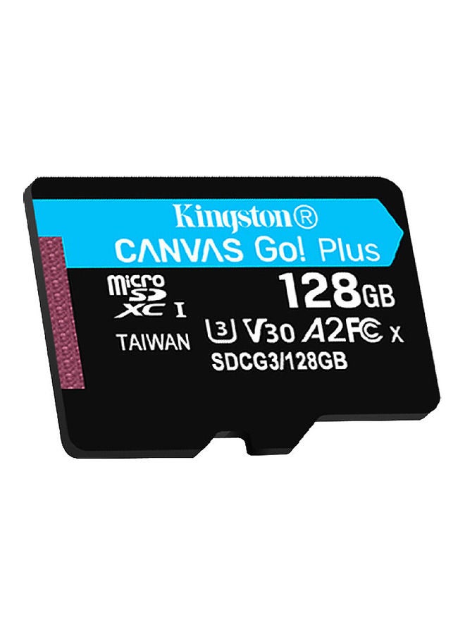 Kingston Canvas Go! Plus Micro SDXC I Memory Card Black/Blue/White  - Image 2