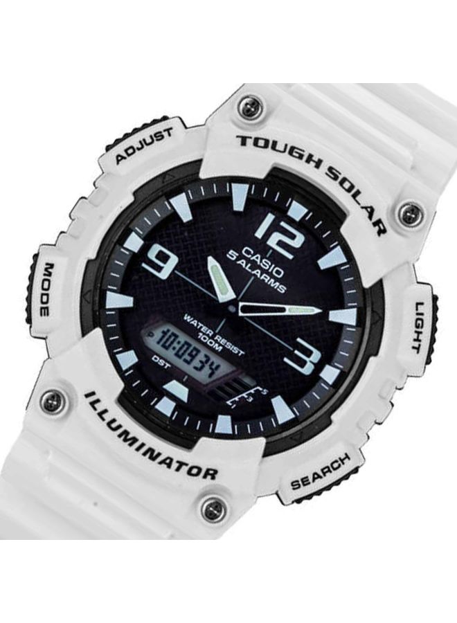 CASIO Men's Youth Water Resistant Analog & Digital Watch AQ-S810WC-7A - 52 mm - White - Image 4