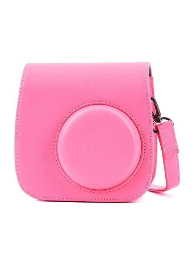 Instant Camera Case Bag With Strap For Fujifilm Instax Mini 9/8/8+/8s Flamingo