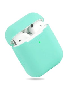 PROMATE Apple AirPods Case Cover, Slim-Fit Soft Silicone Full Protective Shockproof Cover with Wireless Charging Compatible, Anti-Slip and Scratch Resistance for Apple AirPods Green  - Image 3