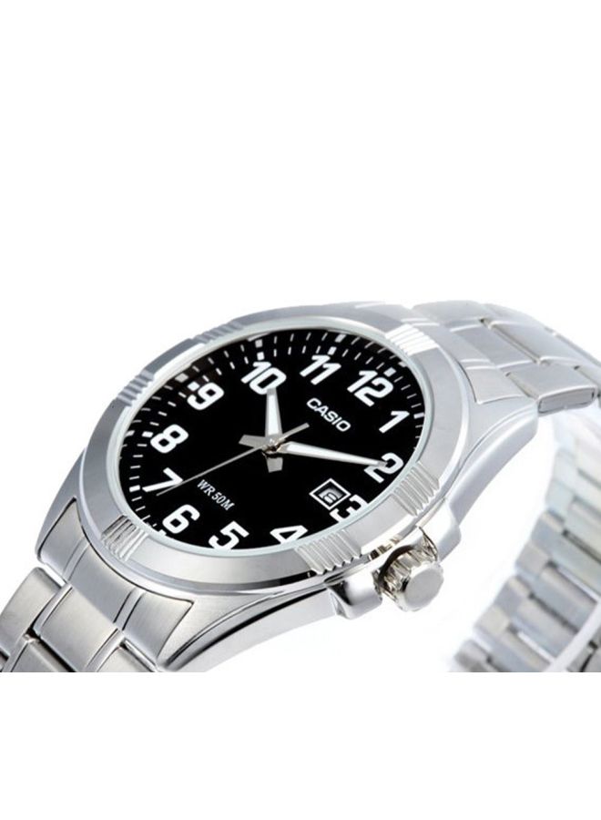 كاسيو ساعة يد رسمية بعقارب طراز LTP-1308D-1B - قياس 31 مم - لون فضي للنساء - Image 5