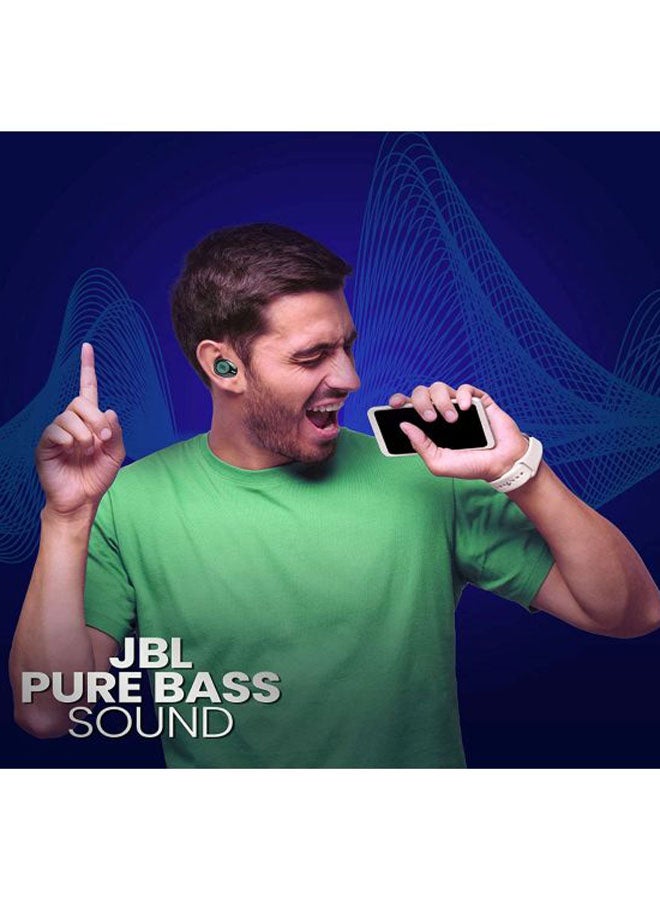 JBL - In-Ear True Wireless Earbuds Green/Black - Image 1
