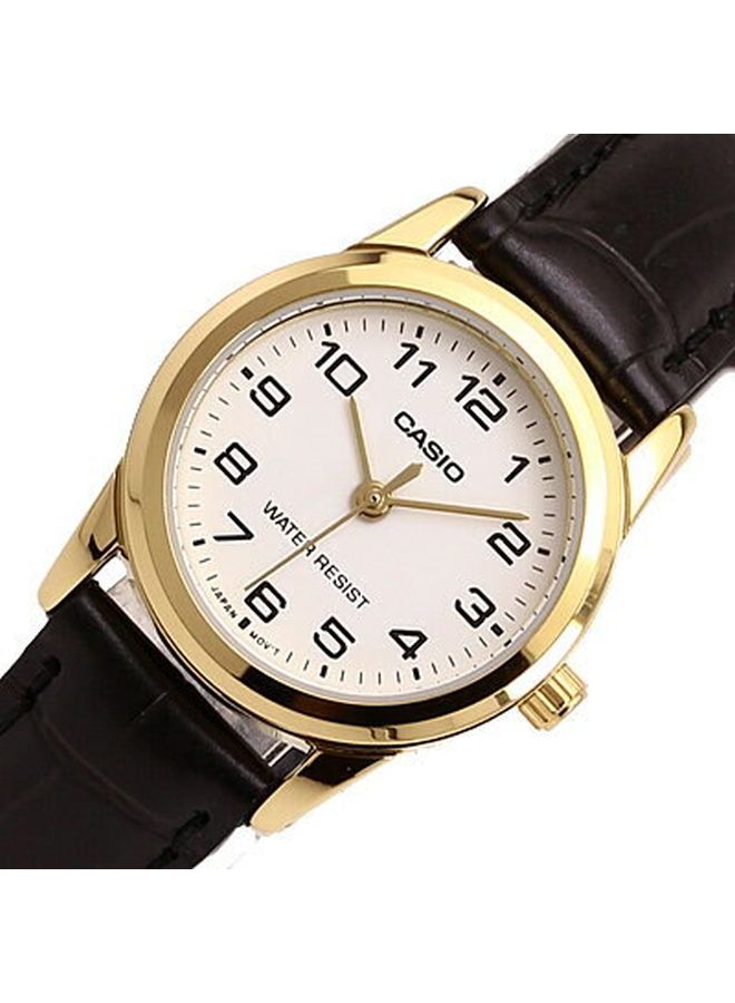 CASIO - Women's Dress Water Resistant Analog Watch LTP-V001GL-7B - 25 mm - Black - Image 1