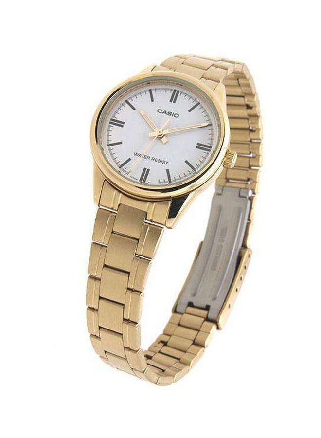 كاسيو ساعة يد رسمية بعقارب طراز LTP-V005G-7A - مقاس 28 مم - لون ذهبي للنساء - Image 4