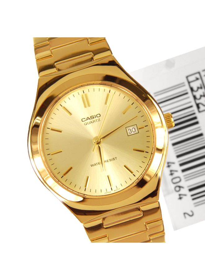 كاسيو ساعة يد إنتايسر بعقارب مقاومة للماء طراز MTP-1170N-9A - مقاس 36 مم - ذهبي للرجال - Image 5