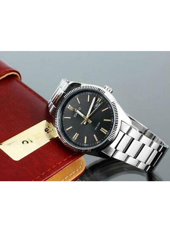 Men's Enticer Analog Watch MTP-1302D-1A2 - 39 mm - Silver