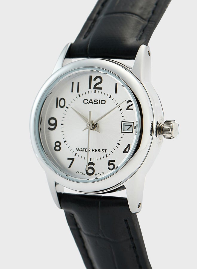 CASIO Leather Analog Quartz Watch Set MTP/LTP-V002L-7BUDF  - Image 5