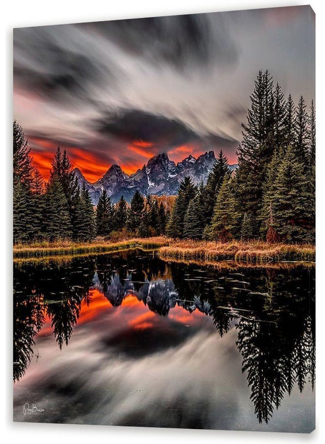 Nature Canvas Wall Art Multicolour M - Image 1