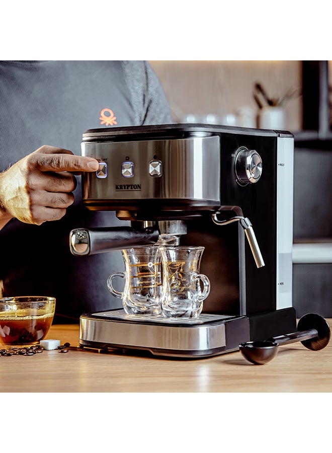 KRYPTON Cappuccino Maker 1.5 L 850 W KNCM6231 Black/Silver  - Image 4