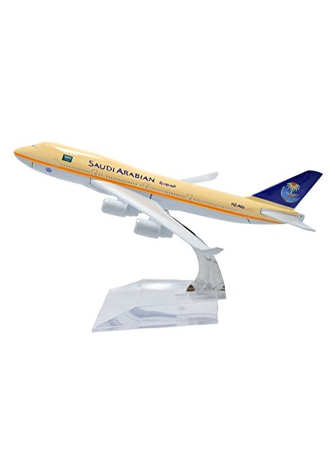 Tang Boeing B-747 Saudi Arabian Airlines Metal Airplane Model Toy 