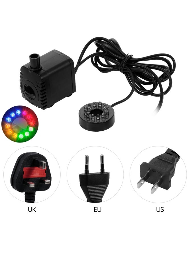 Generic Submersible Water Pump with 12 LED Light for Aquarium Black - Image 4