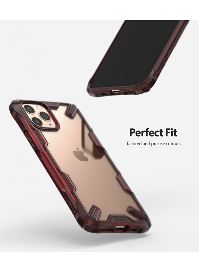 Ringke Fusion-X Ergonomic Transparent Shock Absorption TPU Bumper Mobile Cover For Apple iPhone 11 Pro Black - Image 2