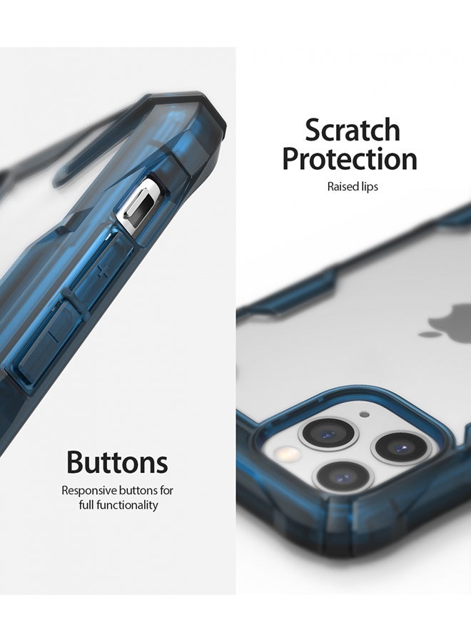 Ringke Fusion-X Ergonomic Transparent Shock Absorption TPU Bumper Mobile Cover For Apple iPhone 11 Pro Black - Image 4