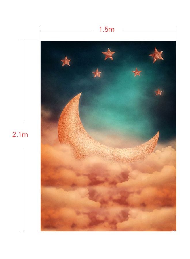 ANDOER Digital Printed Photography Background Yellow/Blue - Image 3