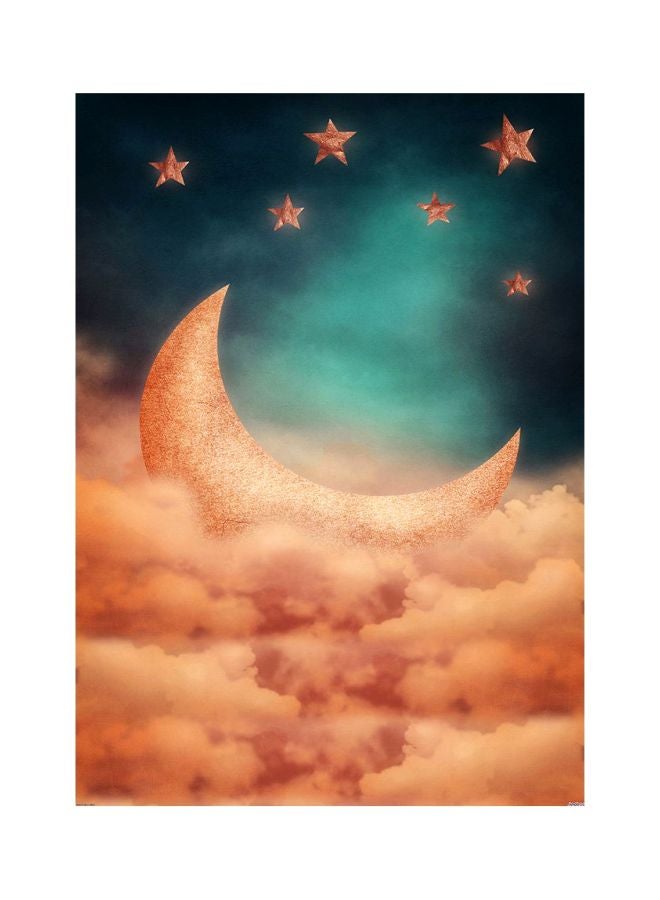 ANDOER Digital Printed Photography Background Yellow/Blue - Image 1