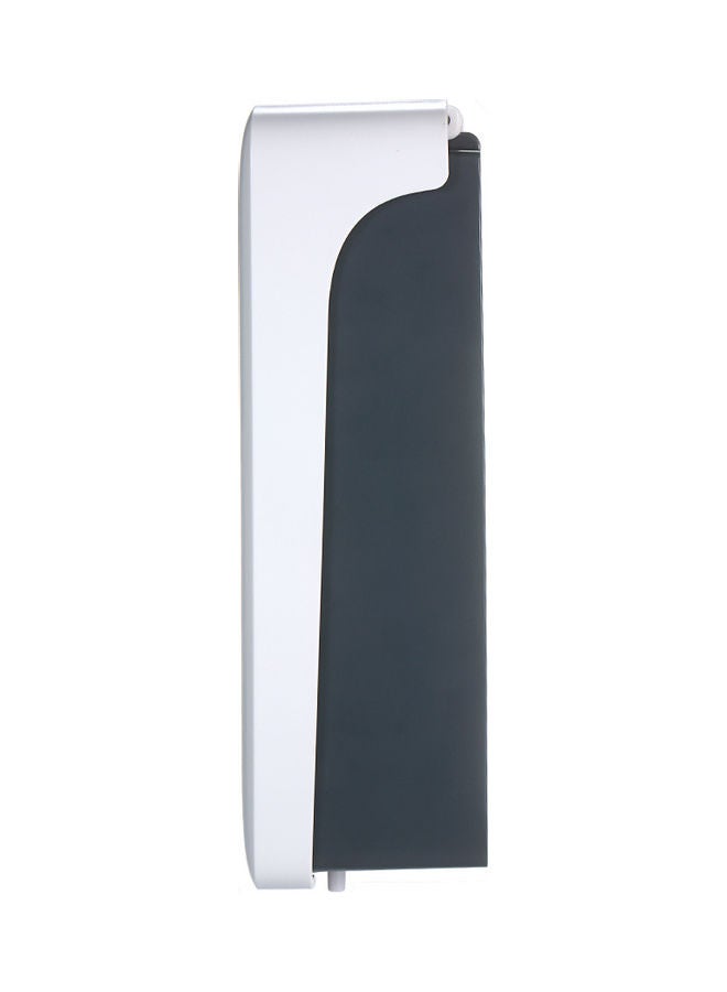 Decdeal Wall Mounted Manual Liquid Soap Dispenser White 22.80 x 7.80 x 8.50cm - Image 2