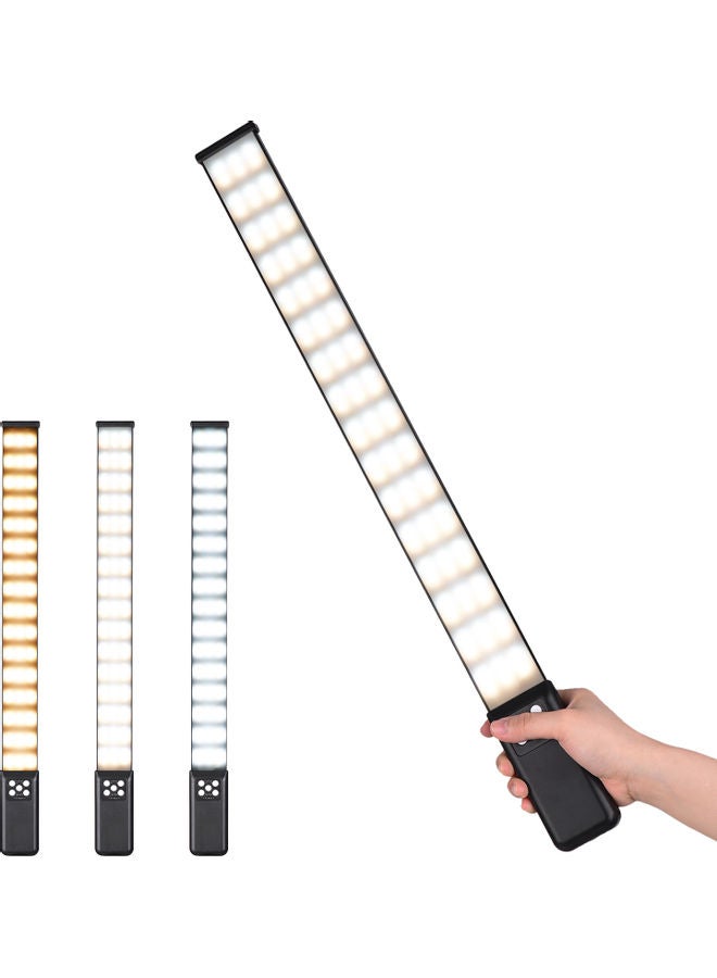أنبوب إضاءة LED محمول باليد أسود/ فضي  - Image 1
