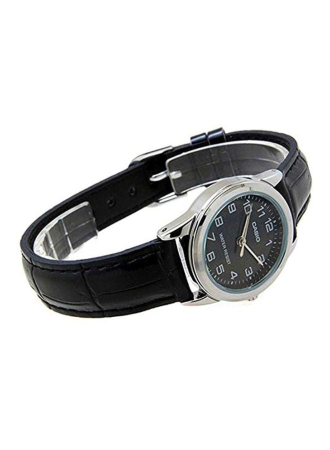 كاسيو ساعة يد رسمية بعقارب طراز LTP V001L - 1B - 25 مم - لون أسود للنساء - Image 4