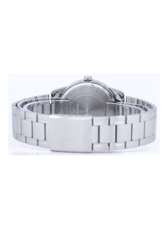 CASIO Men's Easy Reader Analog Watch MTP-V001D-1B - 45 mm - Silver - Image 5