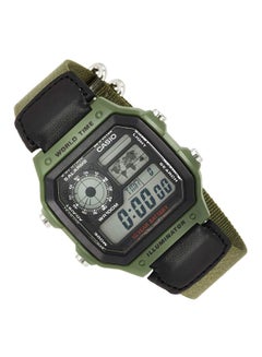 CASIO Men's Youth Digital Watch AE-1200WHB-3B - 39 mm - Green/Black  - Image 5