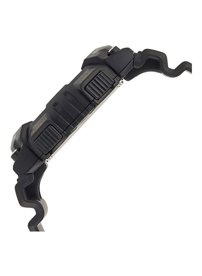 كاسيو ساعة يد رقمية وبعقارب وسوار من الراتينج طراز AQ-S810W-1A3 - قياس 47 مم - لون أسود للرجال - Image 3