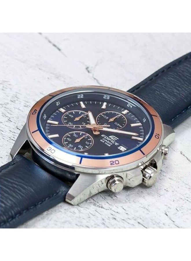 CASIO Men's Edifice Chronograph Watch EFR-526L-2A - 44 mm - Blue - Image 5