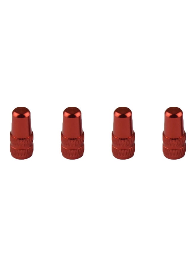 Generic 4-Piece Bicycle Tire Valve Stem Dust Cap - Image 1