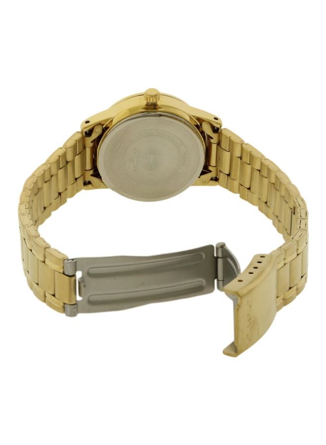 كاسيو ساعة يد بعقارب ومقاومة للماء طراز LTP-V002G-7B - مقاس 25 مم - لون ذهبي للنساء - Image 4