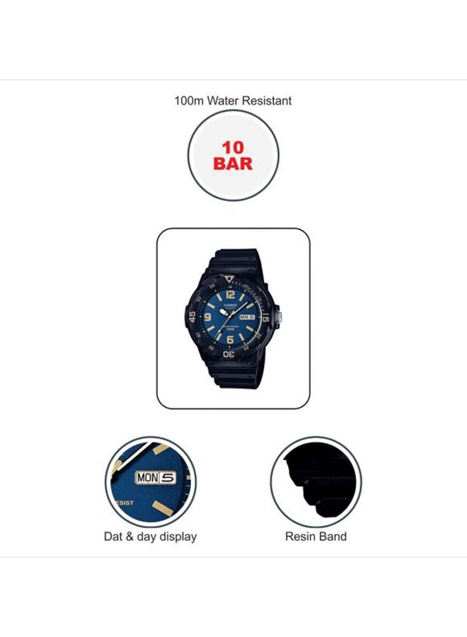 CASIO - Men's Youth Analog Watch MRW-200H-2B3 - 43 mm - Black - Image 1