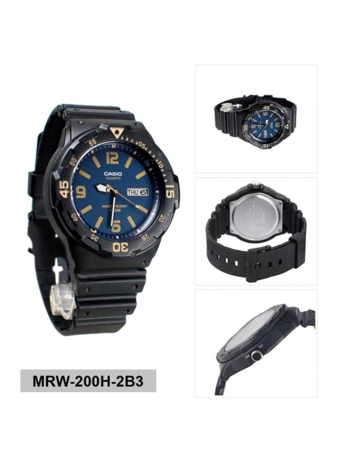 CASIO - Men's Youth Analog Watch MRW-200H-2B3 - 43 mm - Black - Image 1
