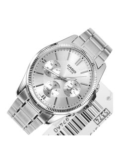 Men's Water Resistant Chronograph Watch MTP-1375D-7A - 49 mm - Silver - v1619103496/N12599344A_11